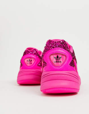 Adidas shoes 2024 pink glitter