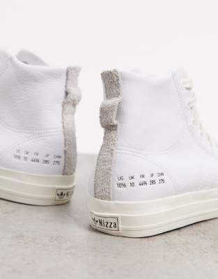 adidas originals premium home of classics nizza hi rf trainers