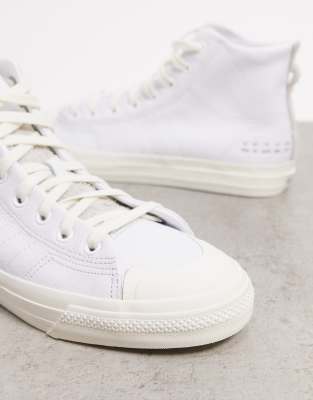 adidas originals premium home of classics nizza hi rf trainers