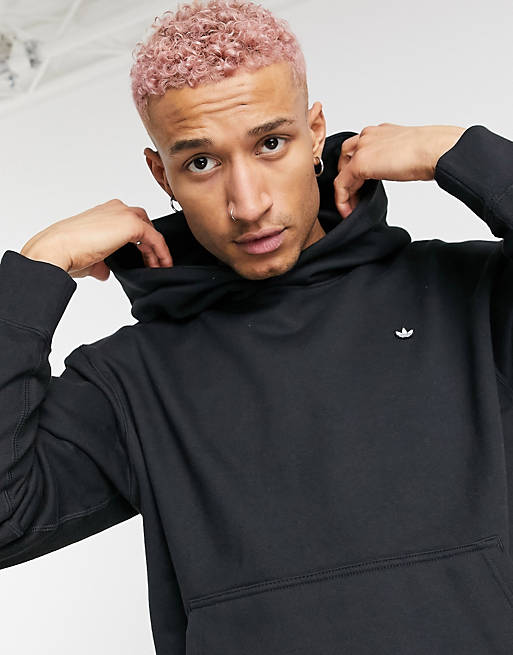 adidas Originals premium hoodie co-ord in black