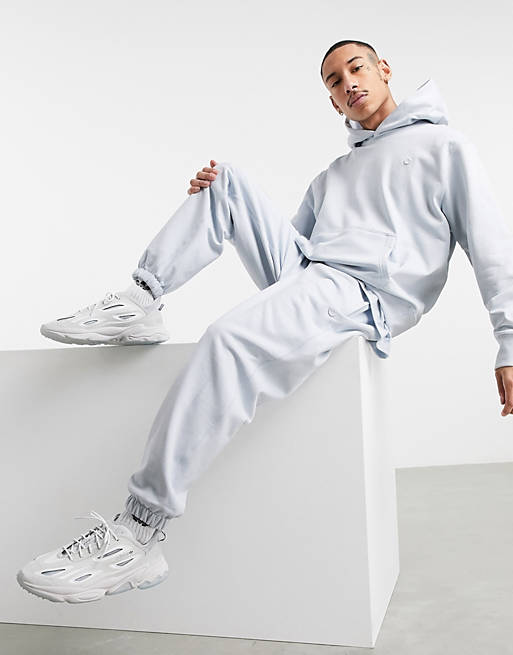 Tracksuits adidas Originals premium joggers co-ord in halo blue 