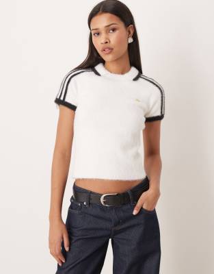 Adidas Originals Premium Knit Cali T-shirt In White