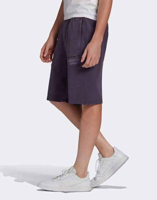 adidas Originals – Premium – Lila, färgade shorts