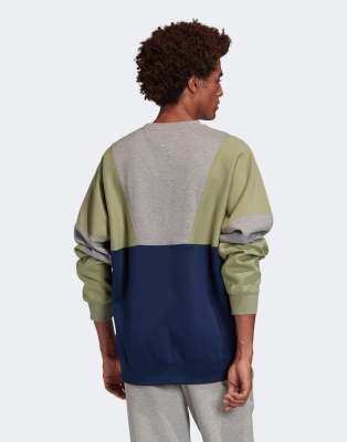adidas samstag colorblock sweatshirt