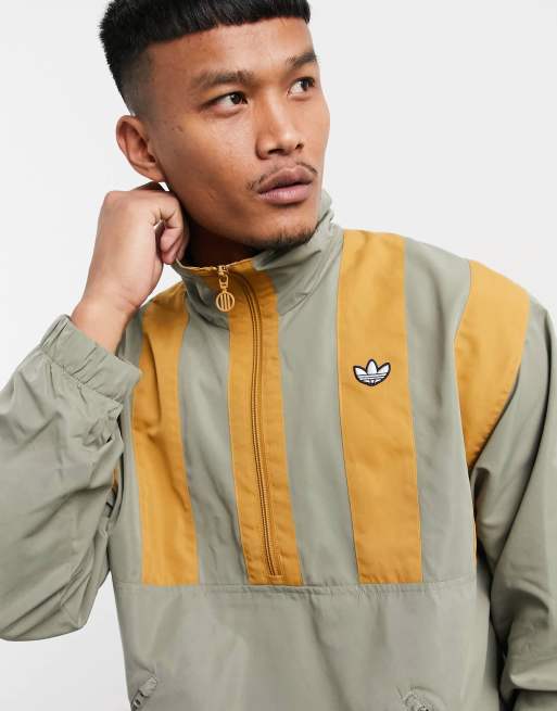 Olivgrüne adidas jacke online