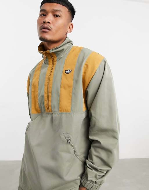 Adidas originals woven jacket zip top