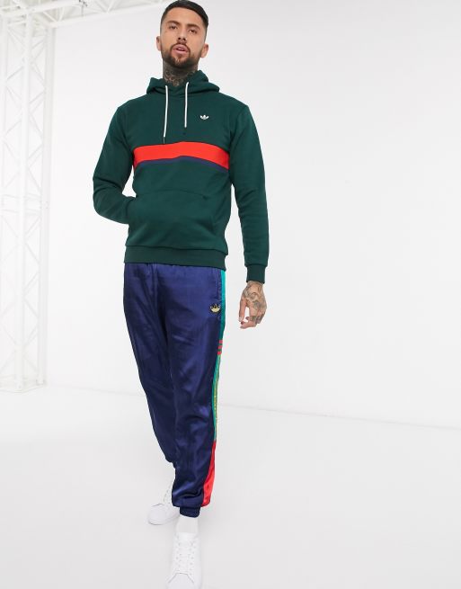 Adidas originals premium store samstag hoodie in gree