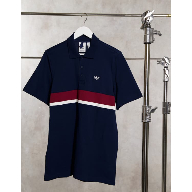 adidas Originals premium Samstag polo in navy
