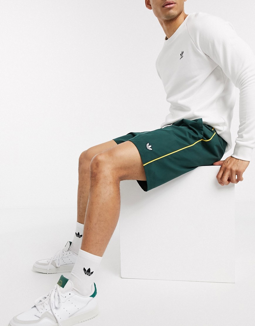 Adidas Originals premium Samstag shorts in green