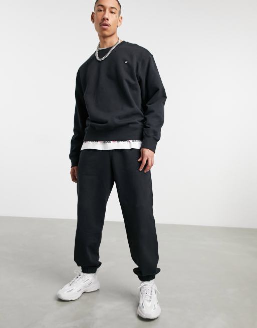 Adidas mens hot sale jogger set