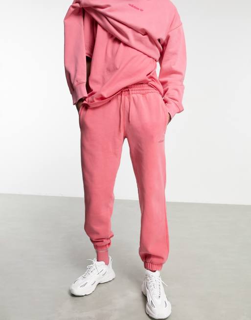 adidas Originals Premium Sweats Overdyed joggingbroek in roze