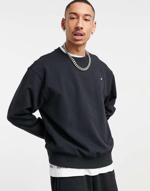 adidas Originals premium sweatshirt co-ord in black | ASOS