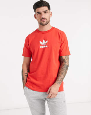 adidas original red t shirt