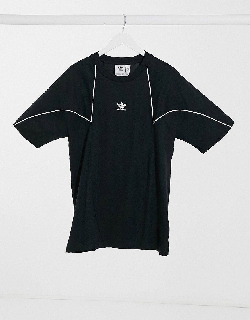 adidas Originals premium T-shirt with panels in black