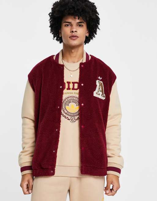 adidas Varsity Jacket - Red | Men's Lifestyle | adidas US