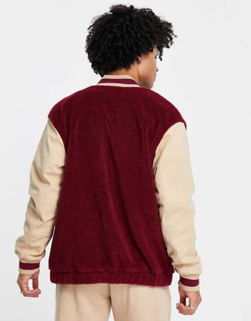 adidas Varsity Jacket - Red, Men's Lifestyle