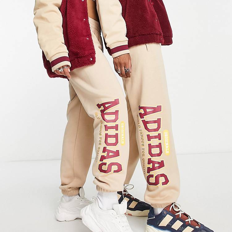 Asos Uomo Abbigliamento Pantaloni e jeans Pantaloni Joggers Joggers oversize college con logo grande Preppy Varsity 