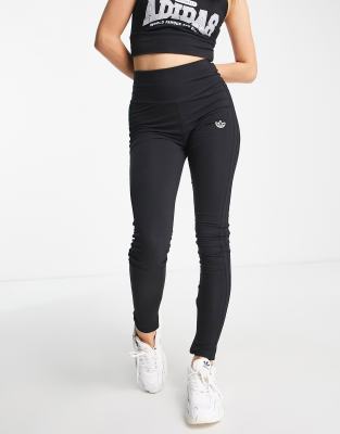 adidas Originals Black Flatlock Stitch Leggings