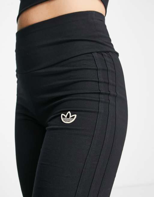 adidas Originals Preppy Varsity leggings in black