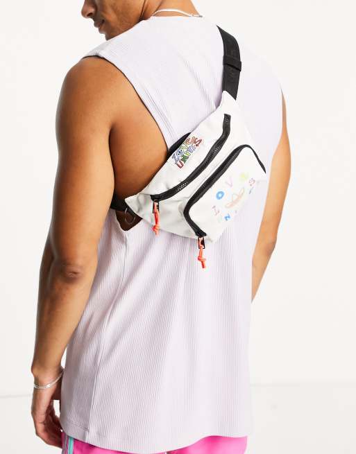 Adidas waist bag online white