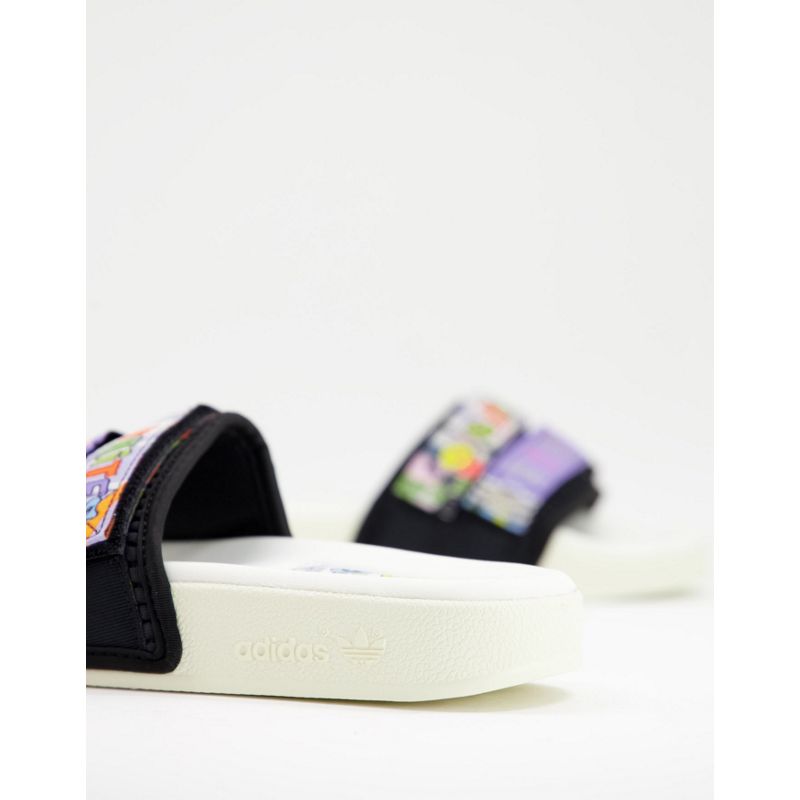 i1YLF Activewear adidas Originals - Pride - Sliders nere con fascette colorate