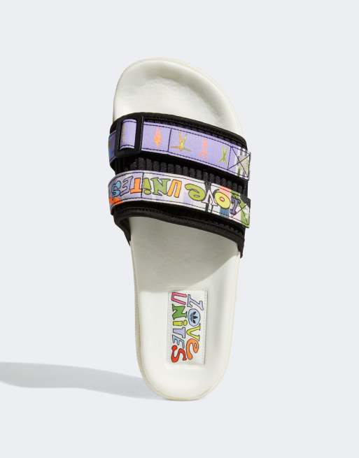 Pride slides adidas store