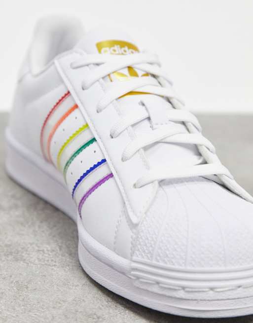 Adidas rainbow hot sale shoes superstar