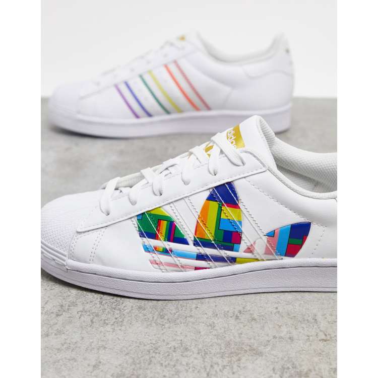 Adidas originals men's superstar pride pack shoes d70351 best sale