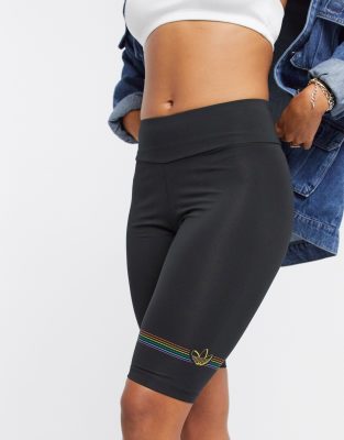 adidas pride trefoil shorts