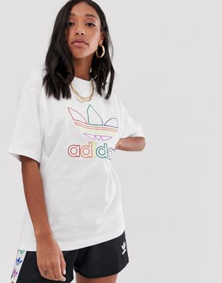 adidas Originals Pride trefoil t-shirt 