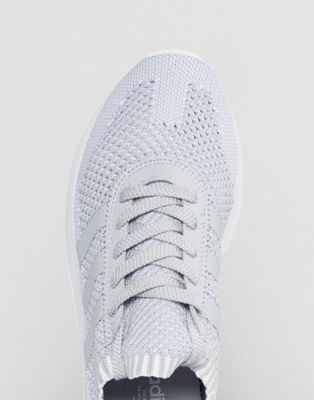 adidas originals primeknit off white flb racer sneakers
