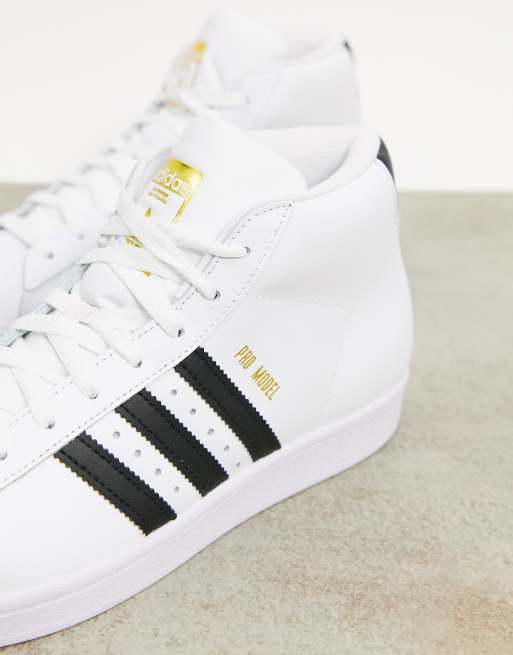 Adidas white 2025 leather high tops