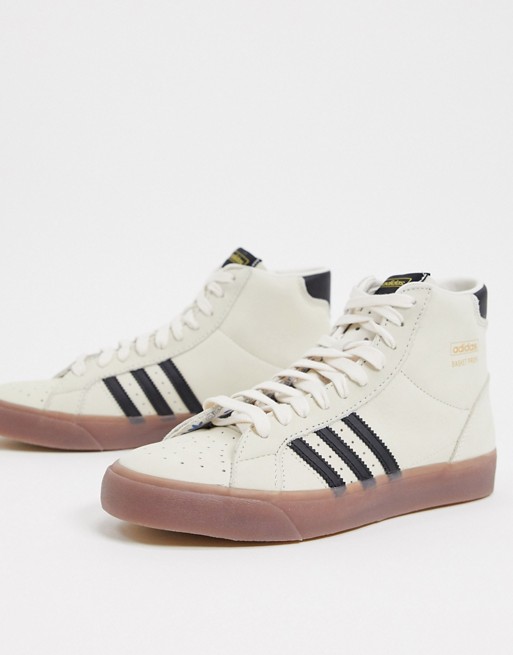 adidas Originals profi hi top sneakers with gum sole | ASOS