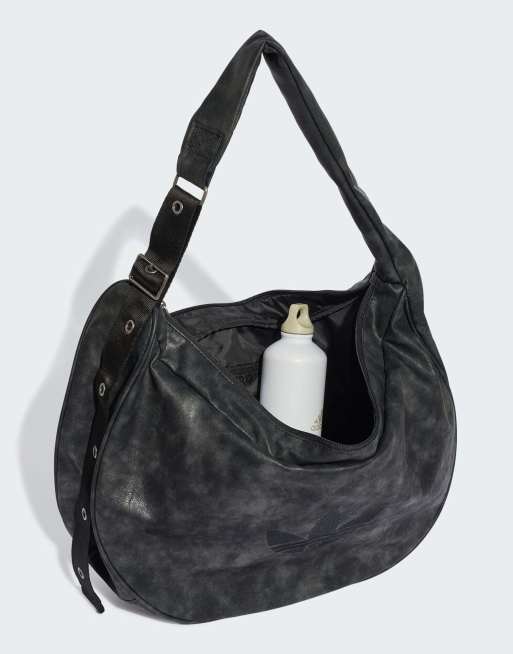 adidas Originals Pu studs moon bag in black, 2 of 4