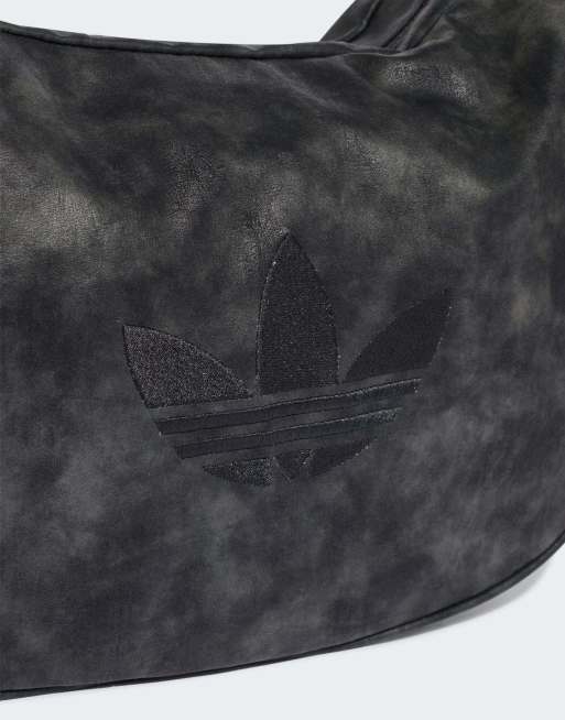 adidas Originals Pu studs moon bag in black, 3 of 4