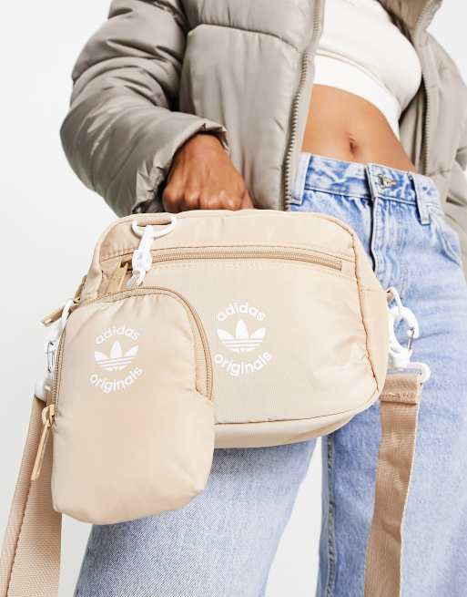 adidas Puffy Satin Mini Shoulder Bag - Silver | Women's Lifestyle | adidas  US