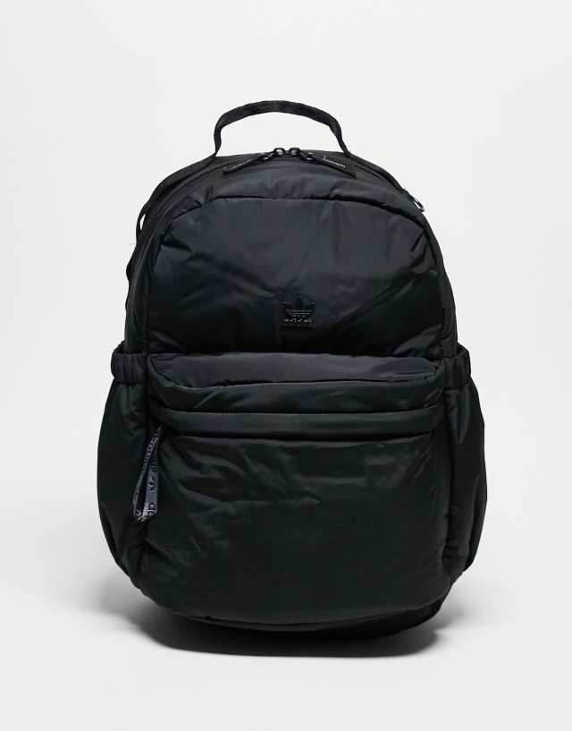 adidas Originals puffer backpack in black