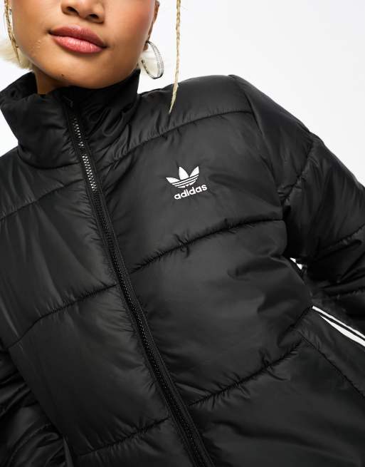 Adidas black puffer deals jacket women's