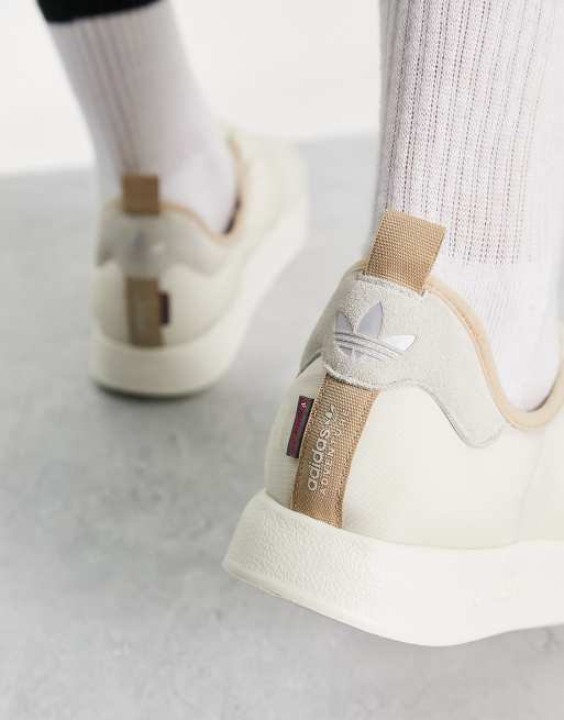 adidas Originals Puffylette shoes in light grey | ASOS