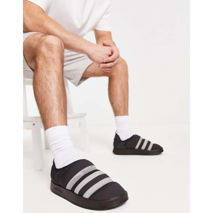 adidas Originals Puffylette sneakers in black | ASOS