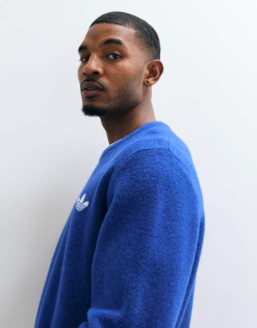 adidas Originals pull en maille bleu, 4 de 5