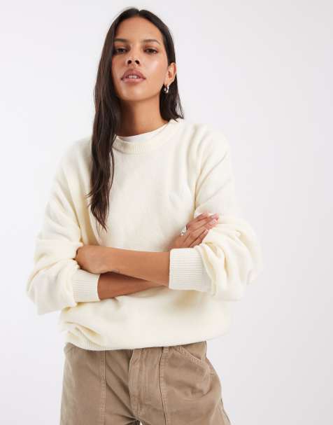 adidas Originals - Pull en maille - Crème - view 1