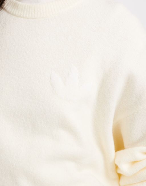 adidas Originals - Pull en maille - Crème, 4 de 4