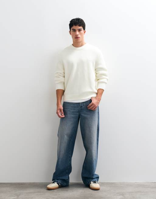 adidas Originals - Pull en maille - Crème, 2 de 5