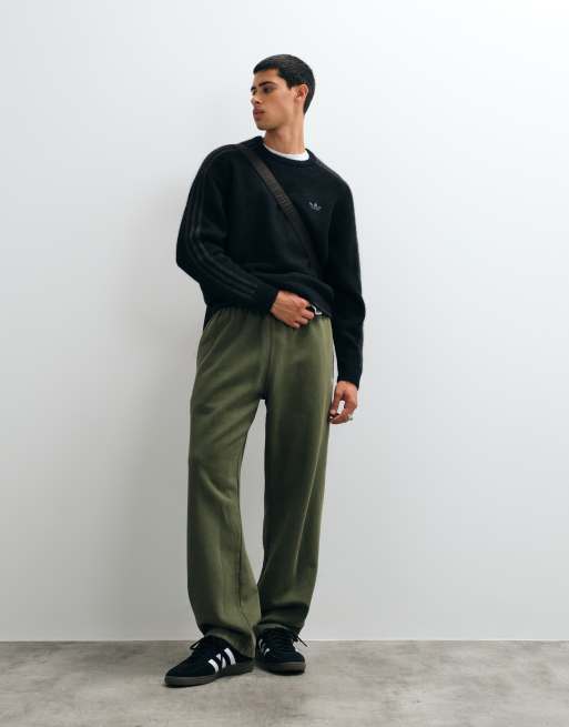 adidas Originals pull en maille duveteuse à trois bandes noir, 2 de 5