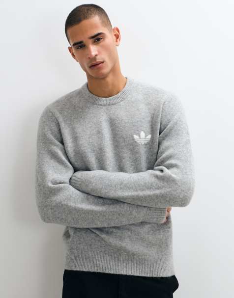 adidas Originals - Pull en maille - Gris - view 1