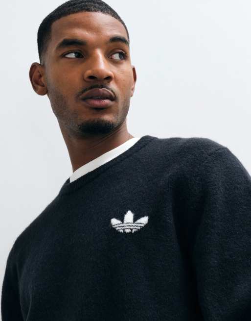 adidas Originals pull en maille noir, 2 de 5