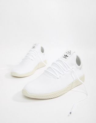 adidas originals pw tennis hu trainers in white