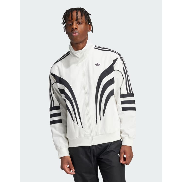 adidas Originals Q3 Atlanta Track Top in white ASOS