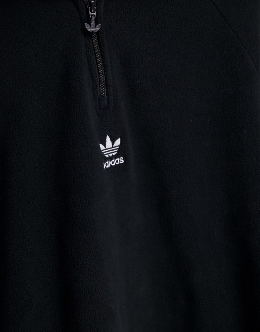 Adidas half black half best sale white sweatshirt